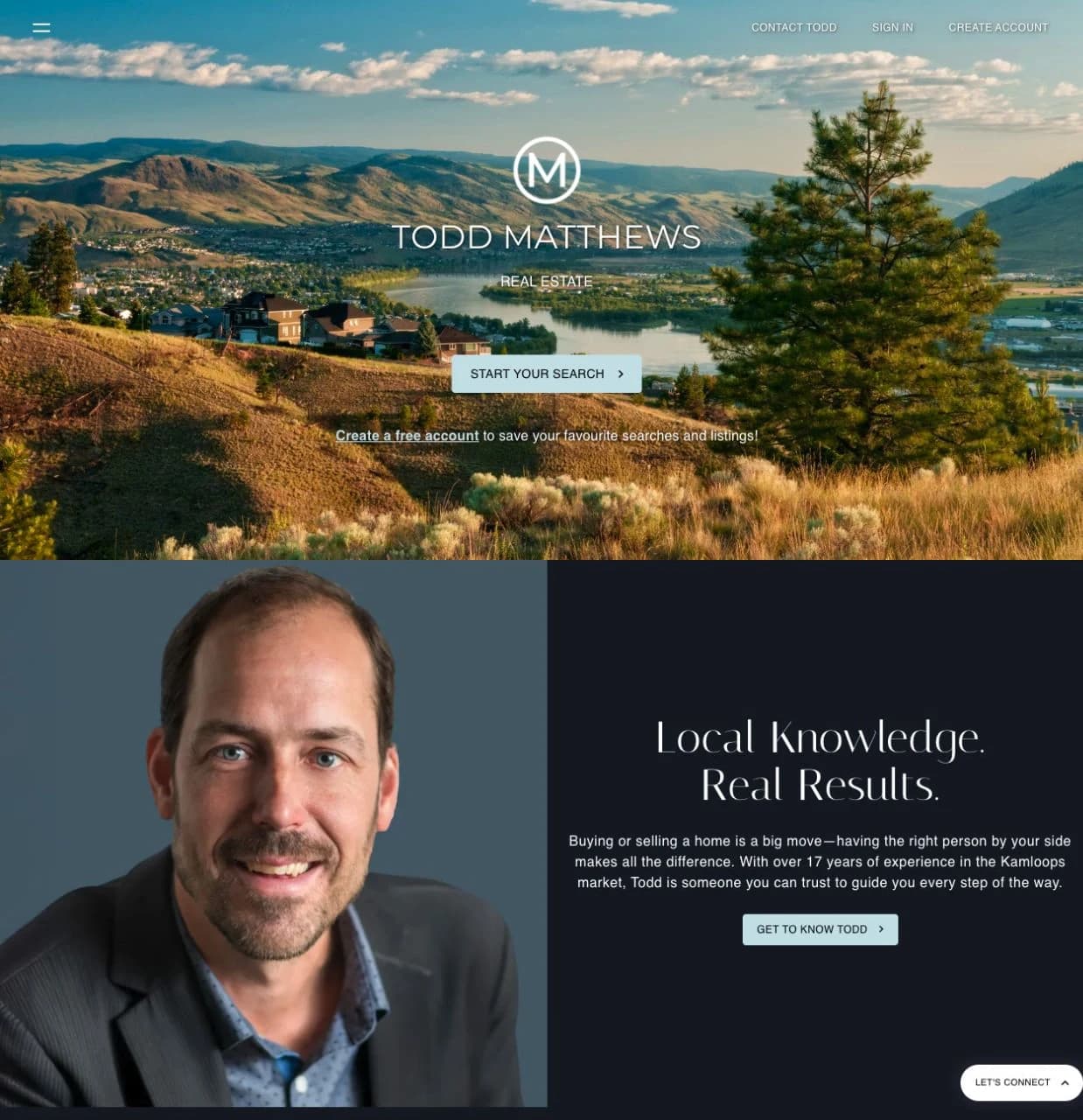 ToddMatthews.com real-estate website